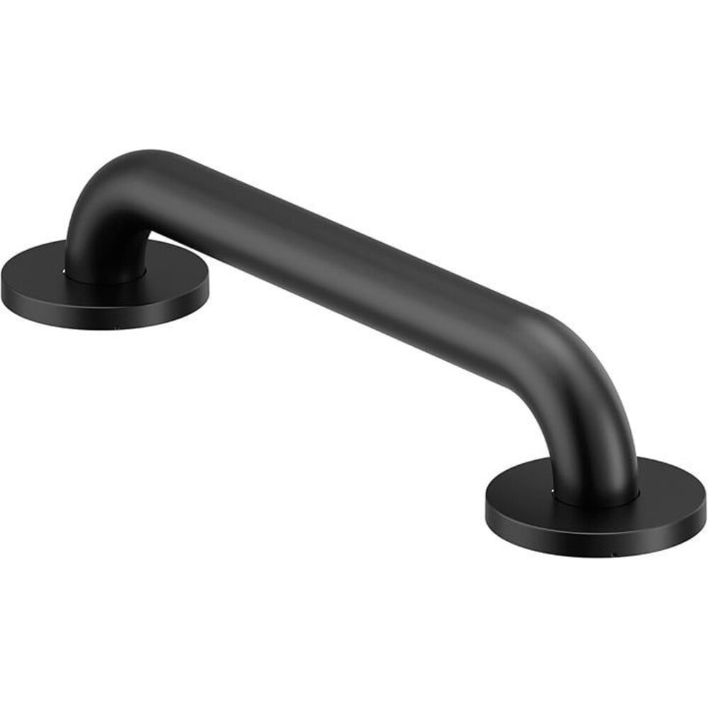 Moen 12in Matte Black Concealed Grab Bar AC Bathroom Safety Grab Bar R8712BL
